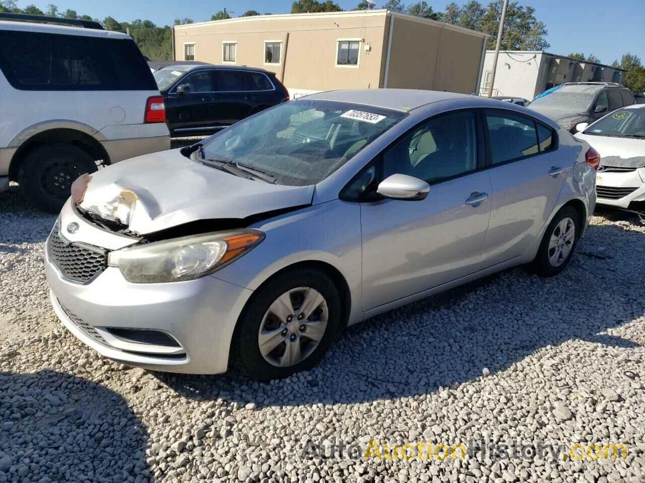 2015 KIA FORTE LX, KNAFK4A6XF5409758