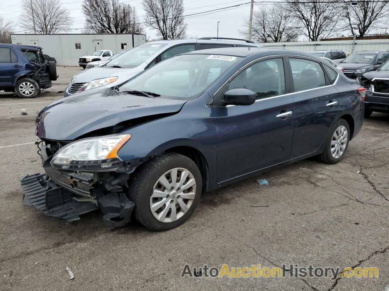 2013 NISSAN SENTRA S, 3N1AB7AP9DL658785