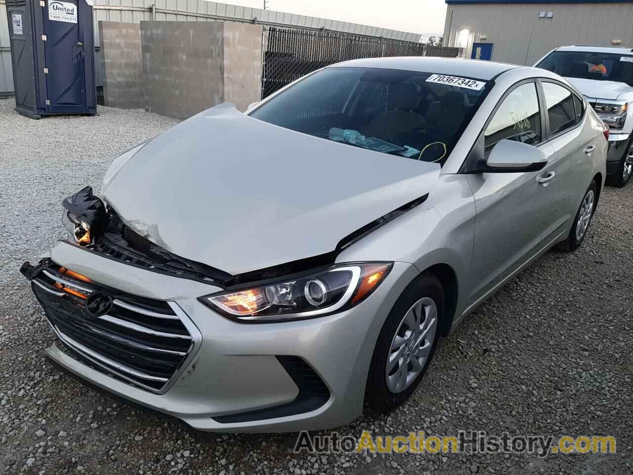 2017 HYUNDAI ELANTRA SE, 5NPD74LF8HH180587