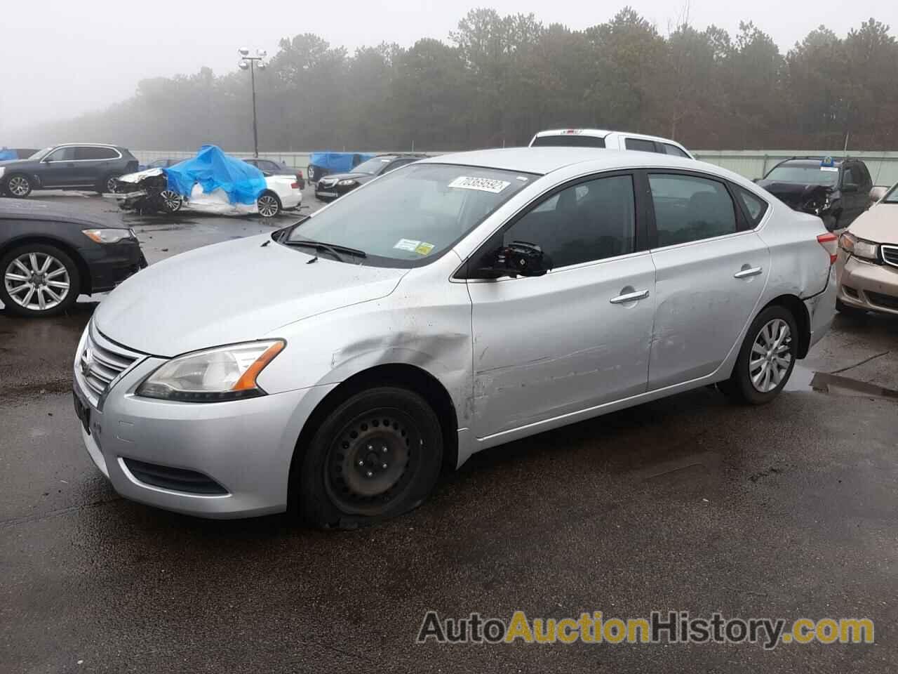 2014 NISSAN SENTRA S, 3N1AB7AP5EL692126