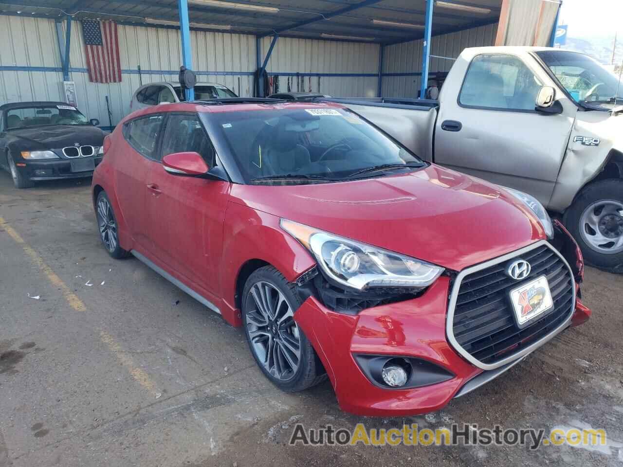 HYUNDAI VELOSTER TURBO, KMHTC6AE8GU274904