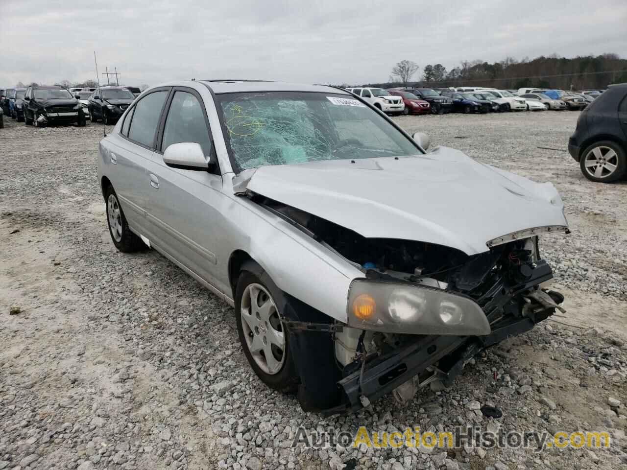 2004 HYUNDAI ELANTRA GLS, KMHDN46D04U857157