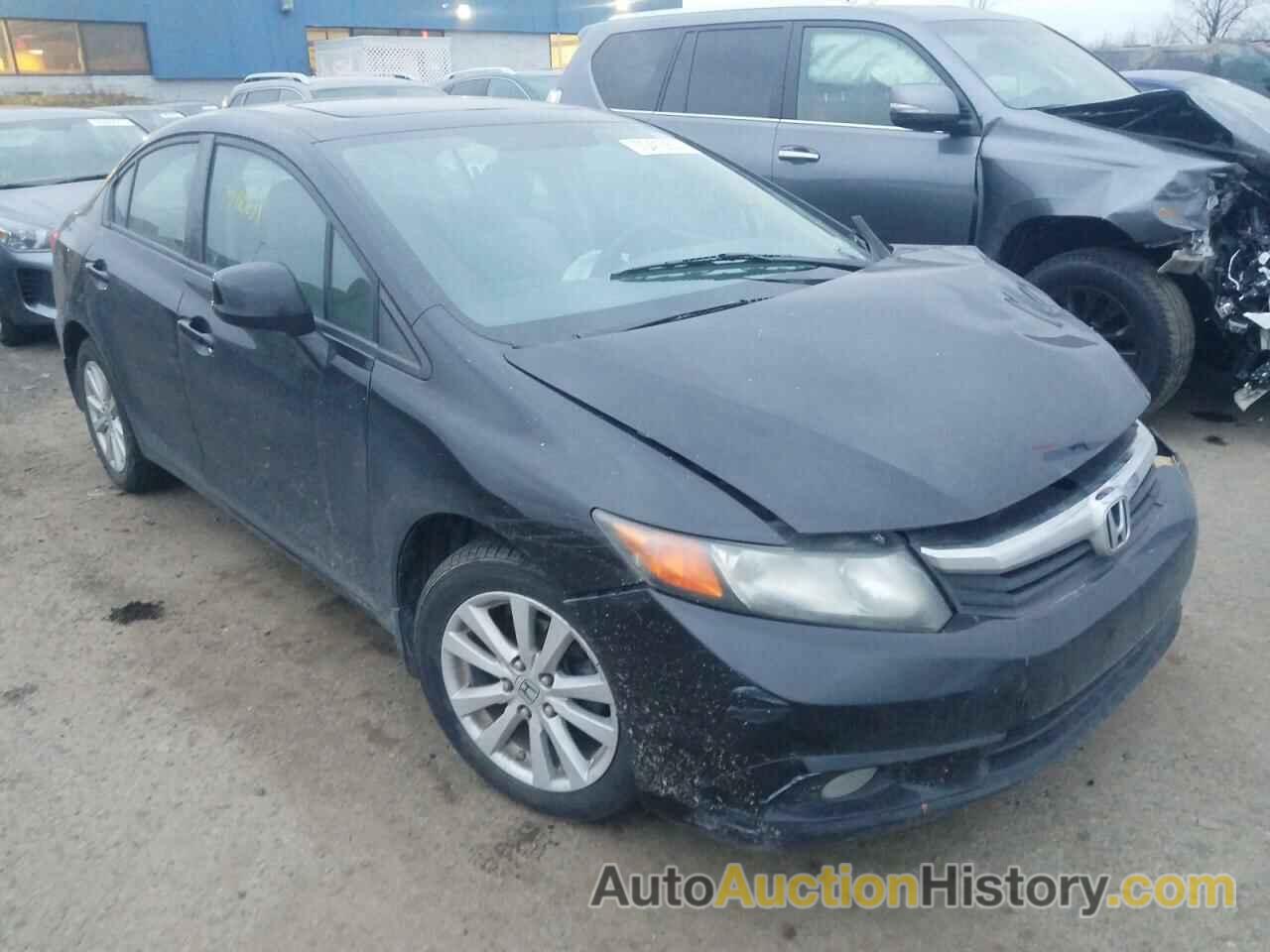 2012 HONDA CIVIC EXL, 19XFB2F94CE000861