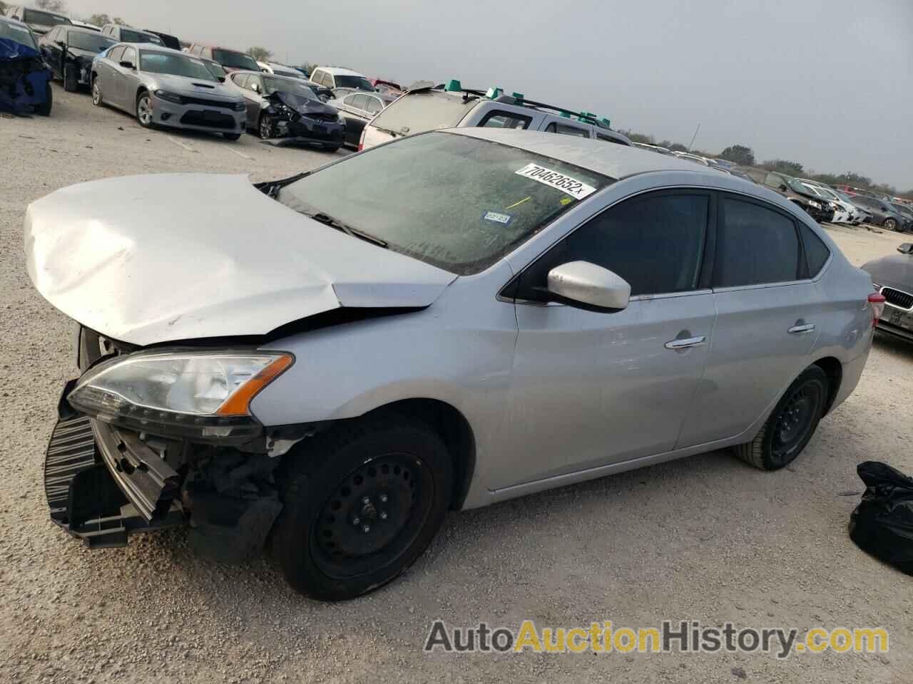 2014 NISSAN SENTRA S, 3N1AB7AP8EL687955