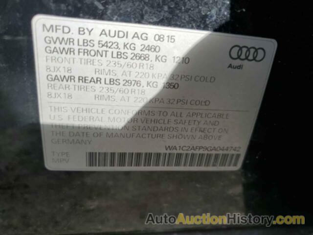 AUDI Q5 PREMIUM, WA1C2AFP9GA044742