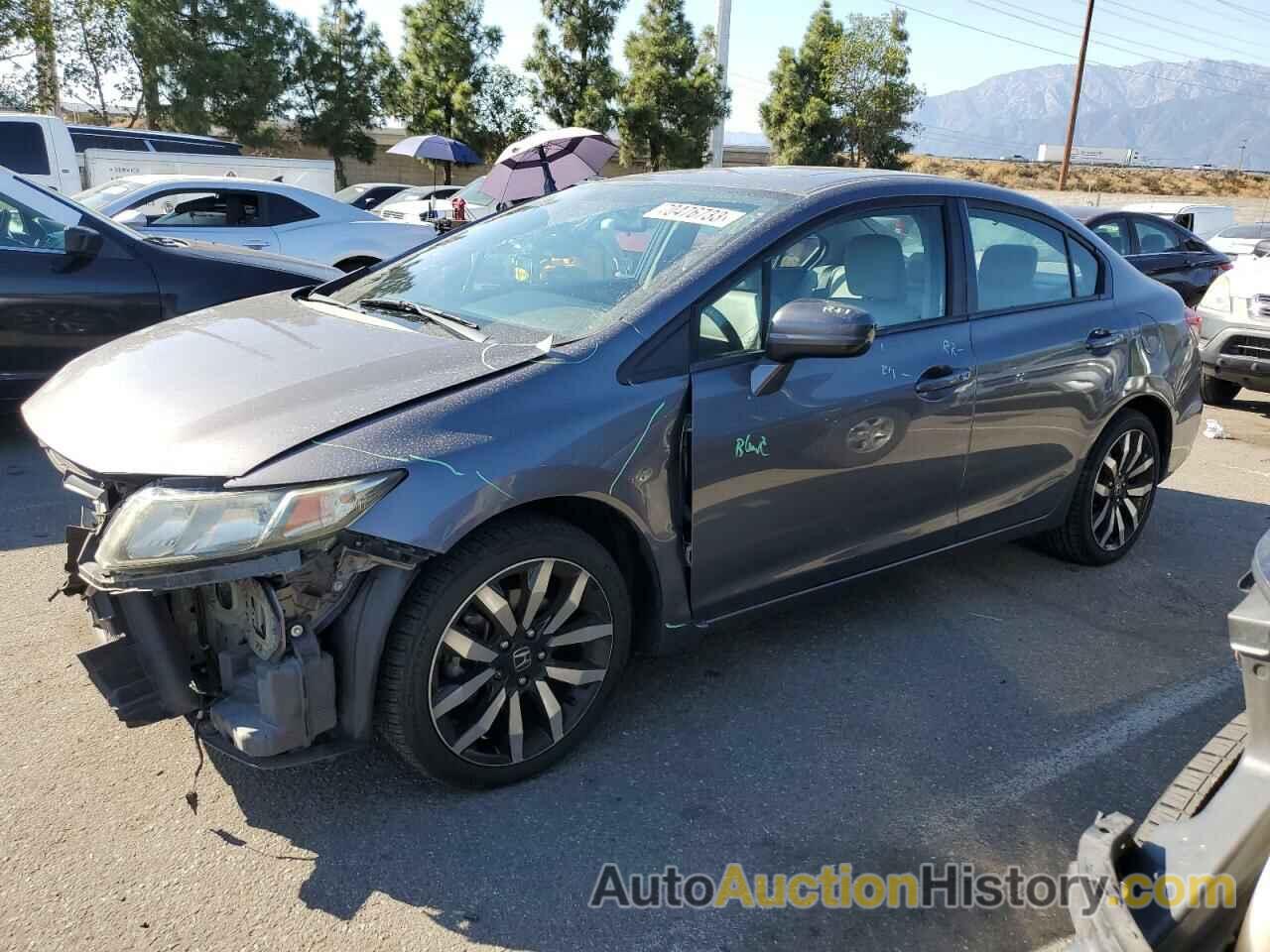 2014 HONDA CIVIC EXL, 19XFB2F95EE248801