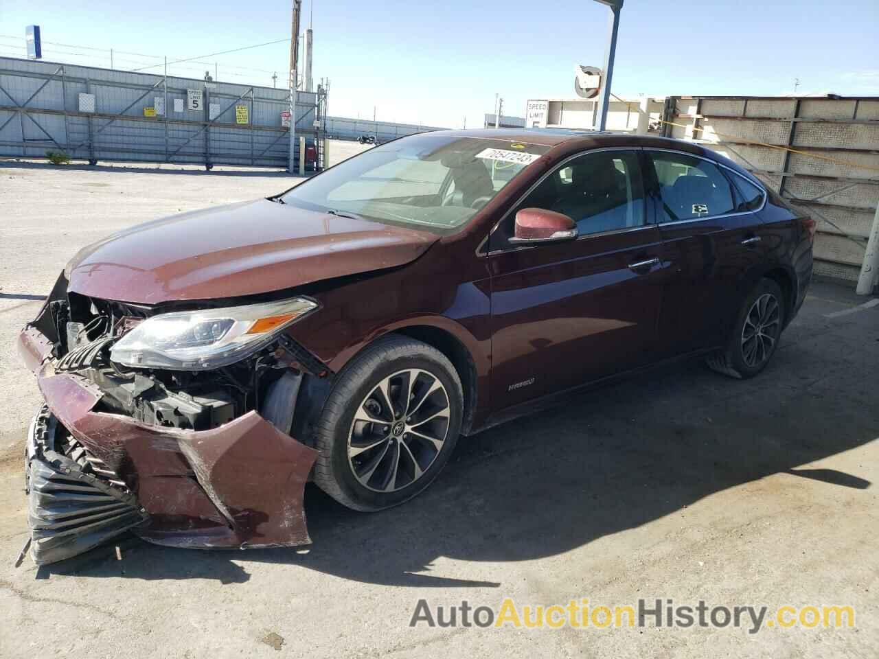 2018 TOYOTA AVALON HYBRID, 4T1BD1EB6JU062621