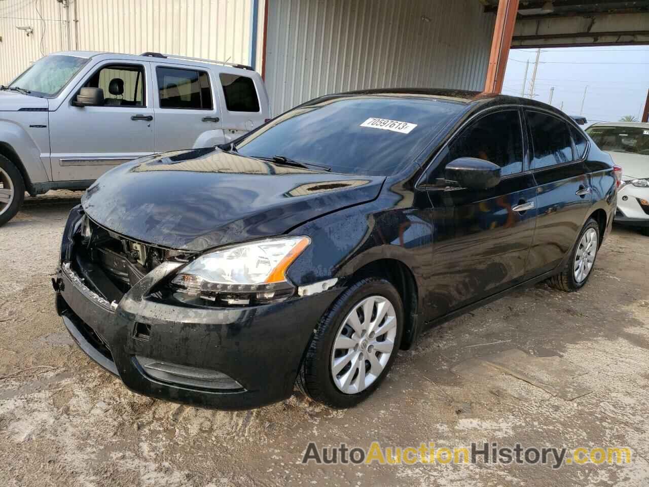 2015 NISSAN SENTRA S, 3N1AB7AP9FL683429