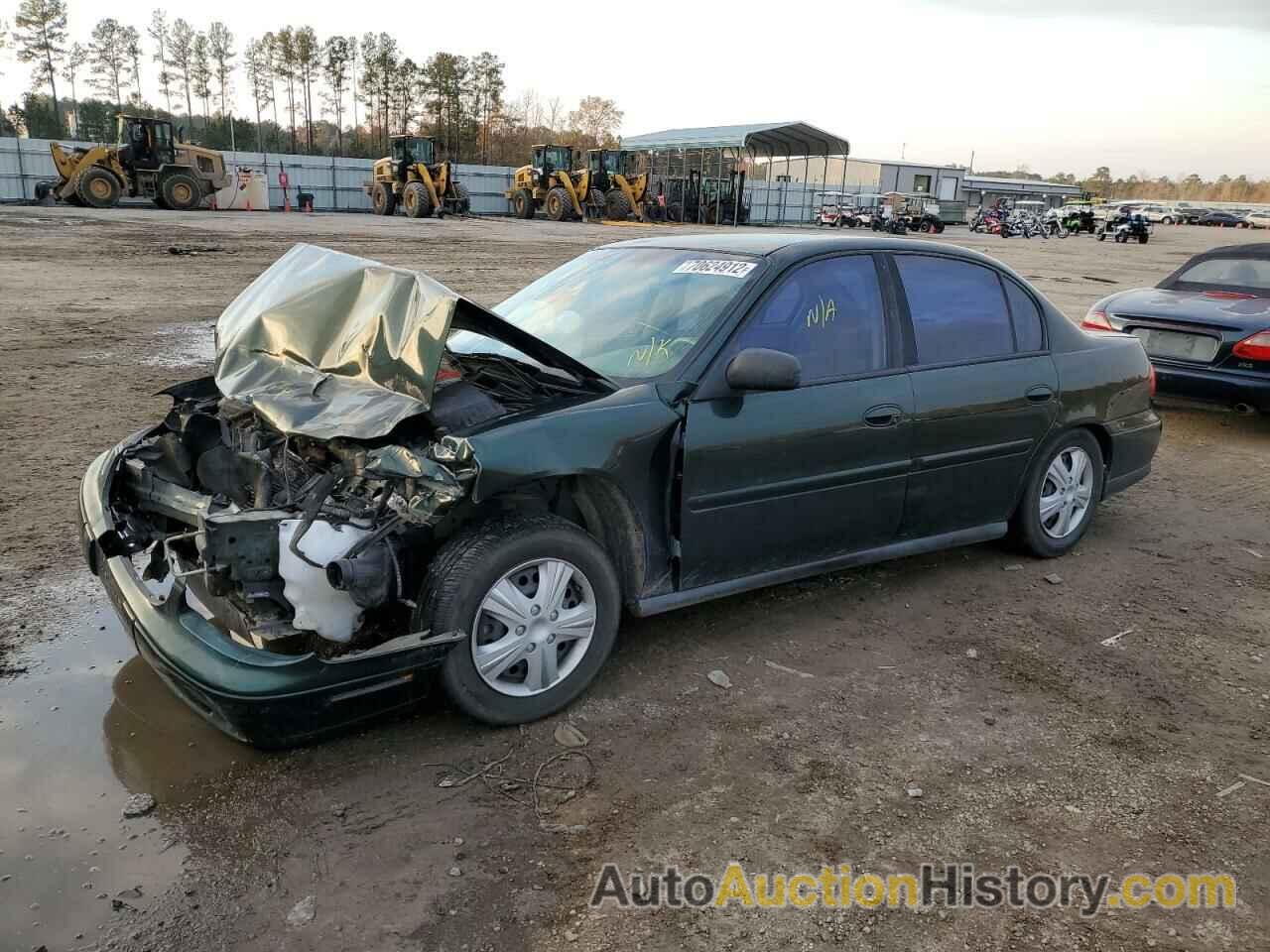 2003 CHEVROLET MALIBU, 1G1ND52J83M604771