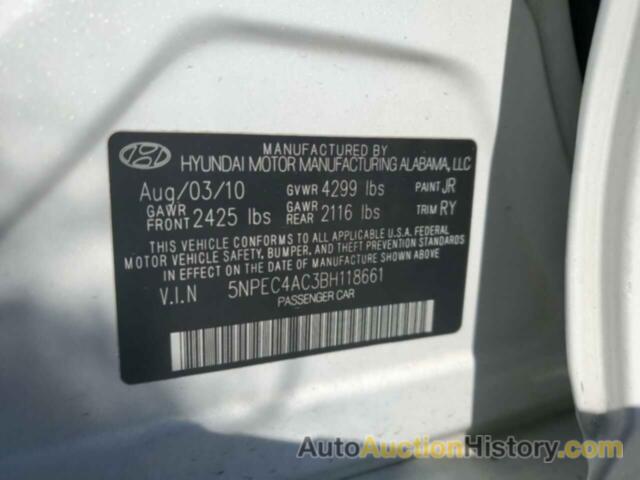 HYUNDAI SONATA SE, 5NPEC4AC3BH118661