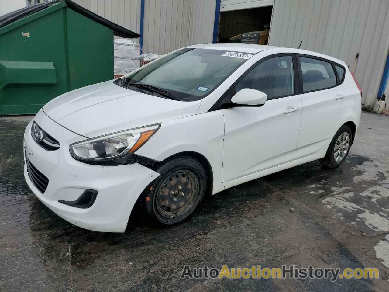 2017 HYUNDAI ACCENT SE, KMHCT5AEXHU306179