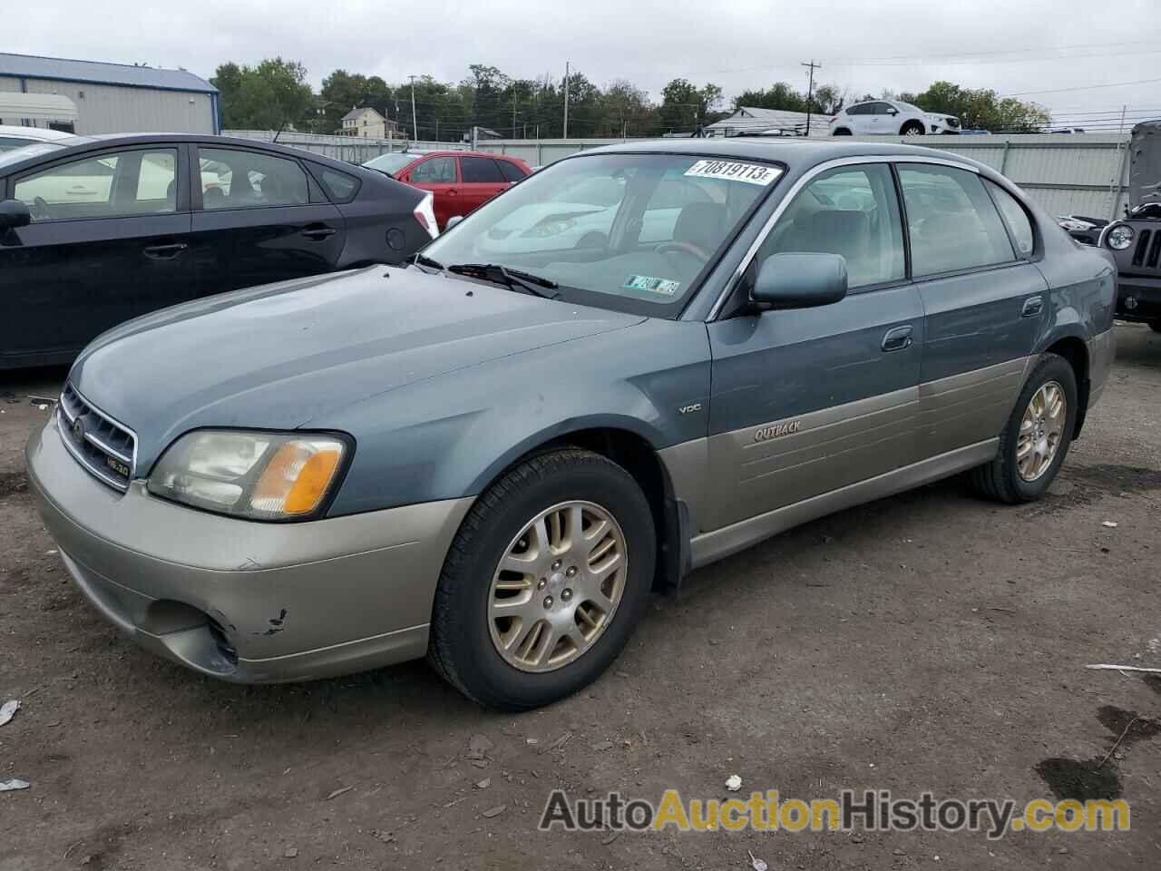 2002 SUBARU LEGACY OUTBACK 3.0 H6, 4S3BE896227200291