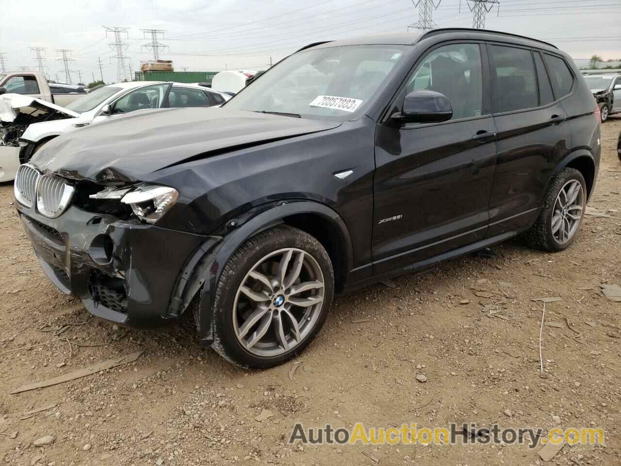 2017 BMW X3 XDRIVE28I, 5UXWX9C52H0D97239