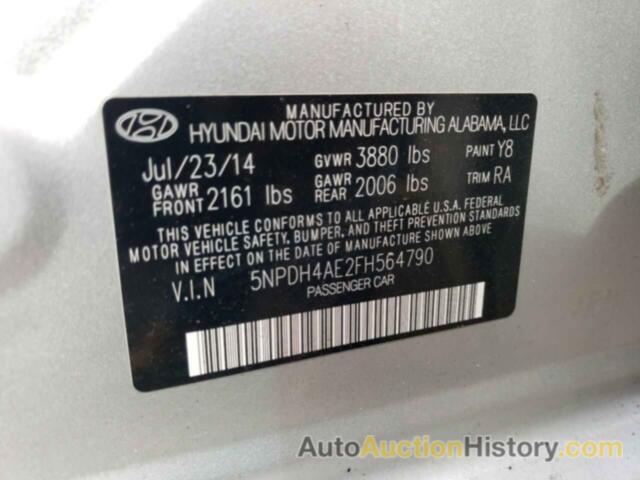 HYUNDAI ELANTRA SE, 5NPDH4AE2FH564790