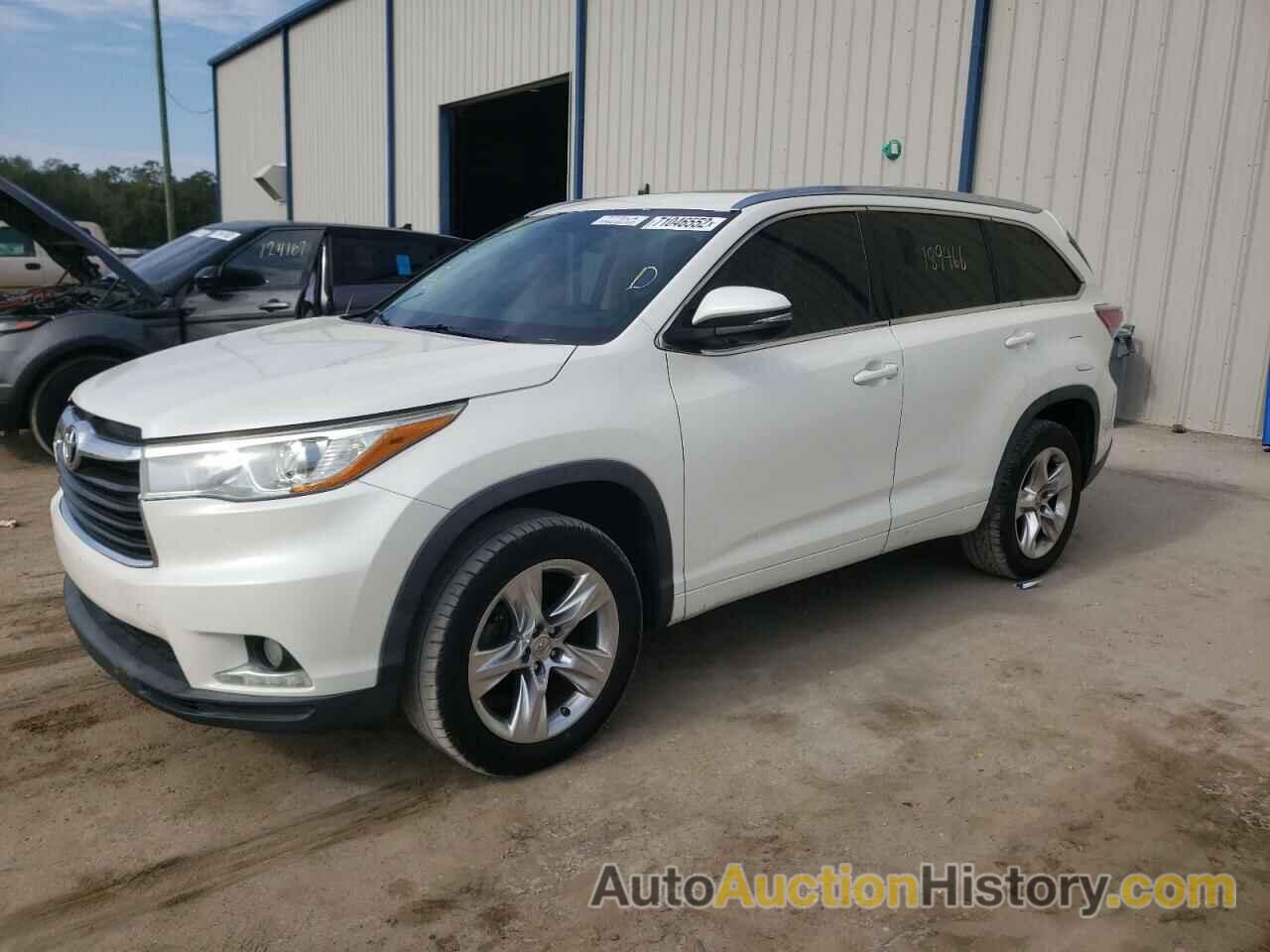 2014 TOYOTA HIGHLANDER LIMITED, 5TDYKRFH5ES017413