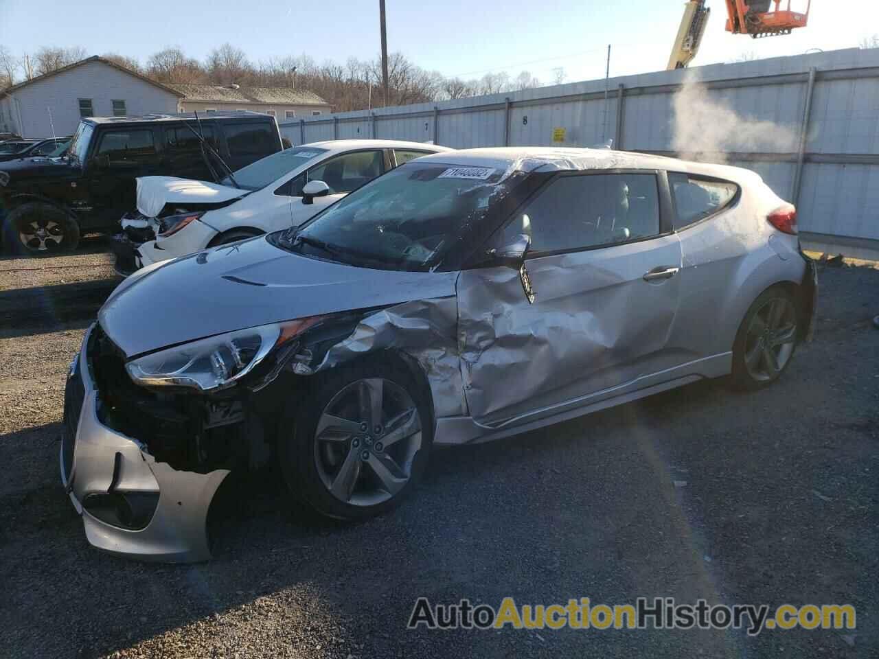 2013 HYUNDAI VELOSTER TURBO, KMHTC6AE0DU136012