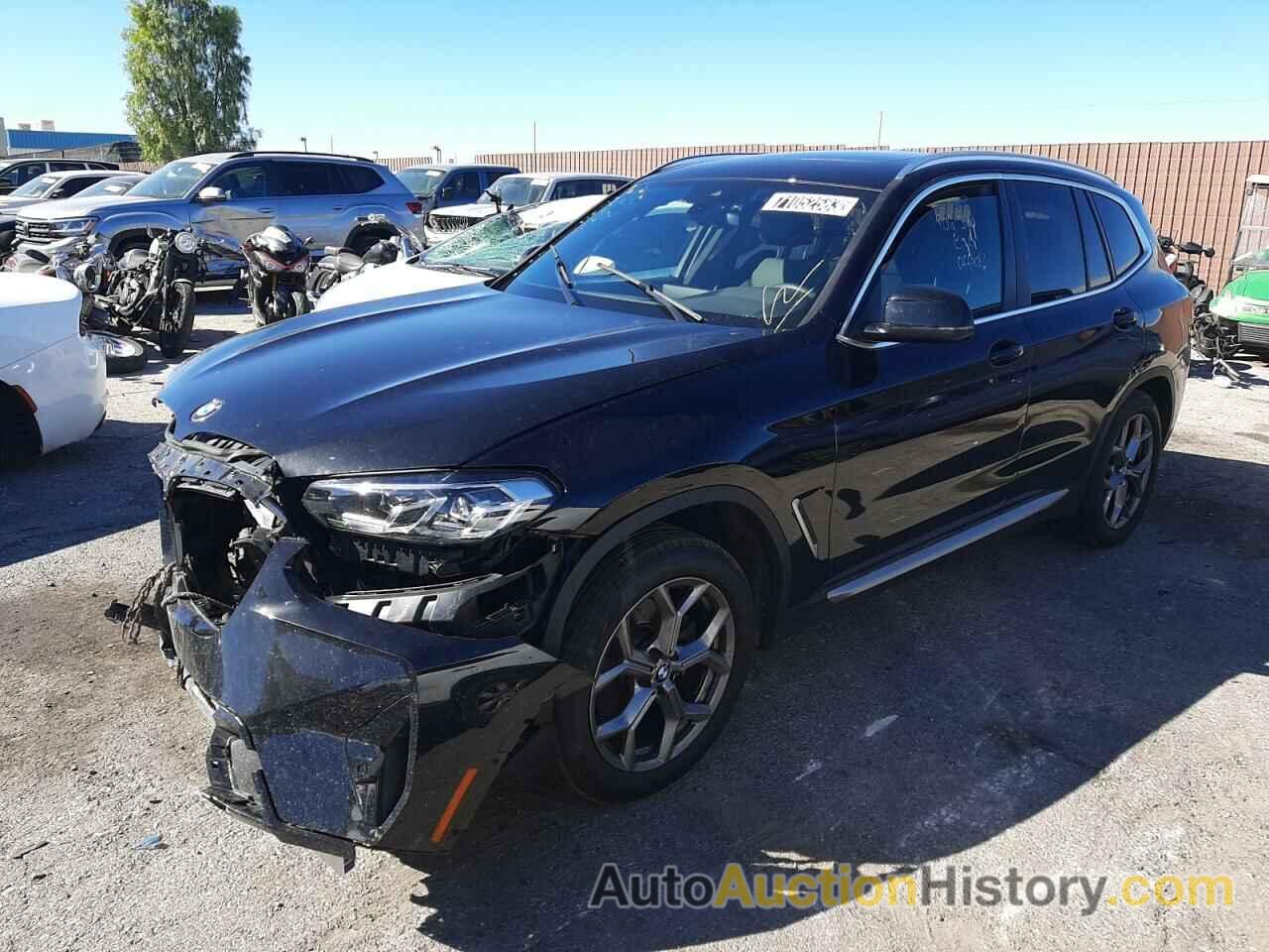 2023 BMW X3 XDRIVE30I, 5UX53DP03P9S73772