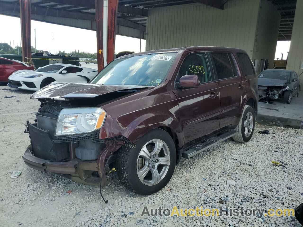 2013 HONDA PILOT EXL, 5FNYF3H59DB020824