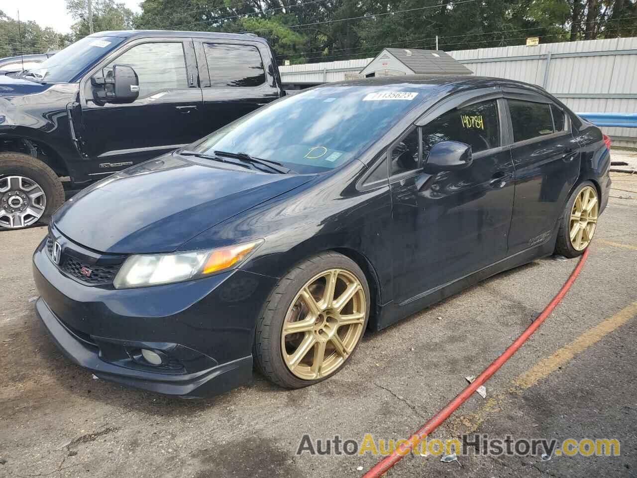 2012 HONDA CIVIC SI, 2HGFB6E5XCH706843