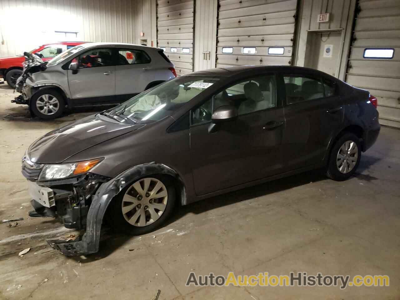 2012 HONDA CIVIC LX, 19XFB2F51CE107184