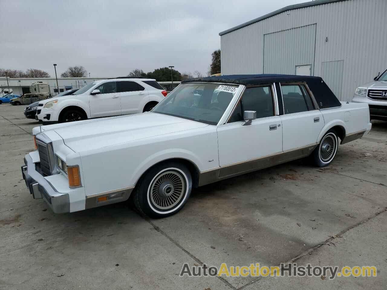 1989 LINCOLN TOWNCAR SIGNATURE, 1LNBM82F2KY657444