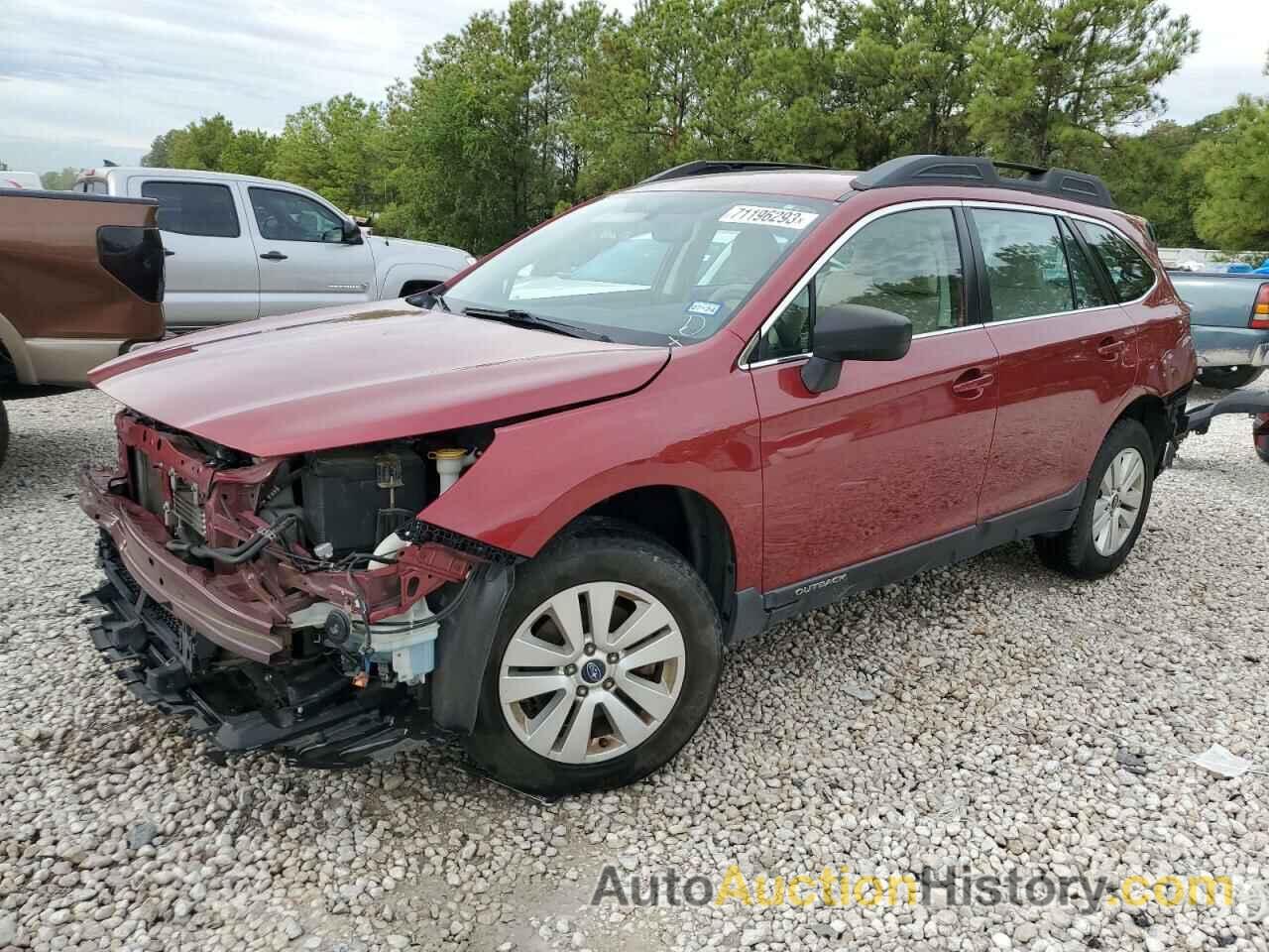 2018 SUBARU OUTBACK 2.5I, 4S4BSAAC1J3227226