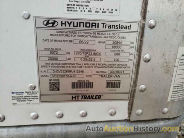 HYUNDAI TRAILER, 3H3V532K8PJ412248