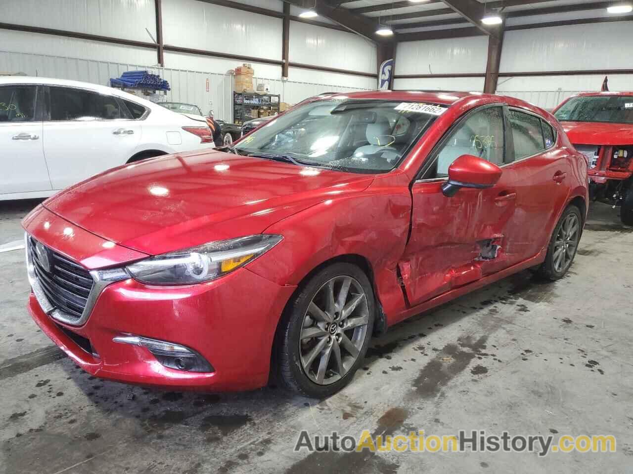 2018 MAZDA 3 GRAND TOURING, 3MZBN1M37JM265207