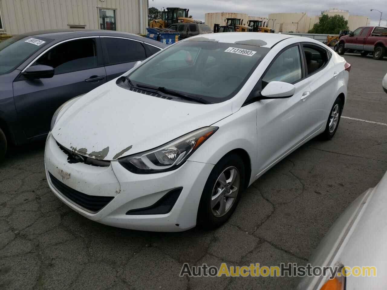 2015 HYUNDAI ELANTRA SE, 5NPDH4AE2FH561646