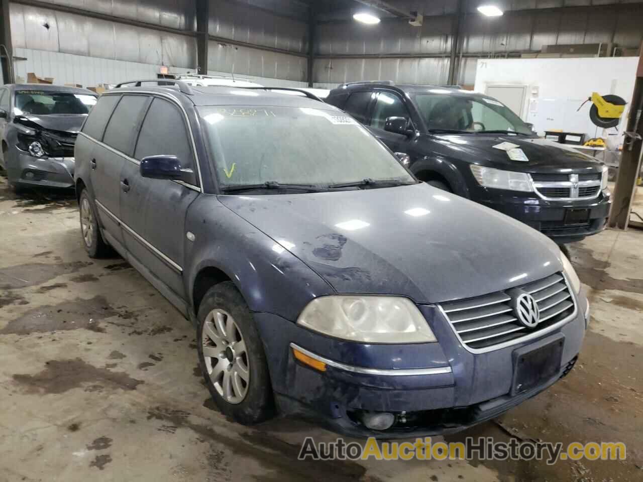 2003 VOLKSWAGEN PASSAT GLS, WVWVD63B73E464890