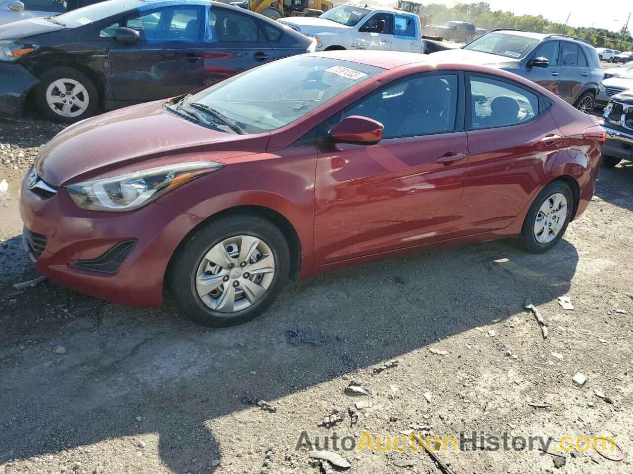 2016 HYUNDAI ELANTRA SE, 5NPDH4AE2GH675969