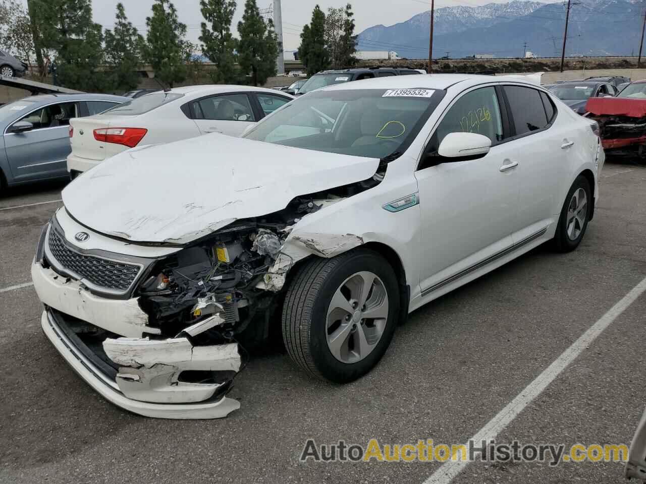 2016 KIA OPTIMA HYBRID, KNAGM4AD6G5099445