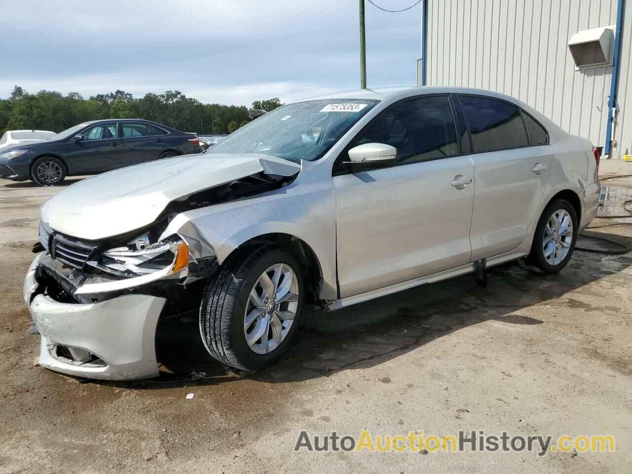 2012 VOLKSWAGEN JETTA SE, 3VWDP7AJ4CM333765