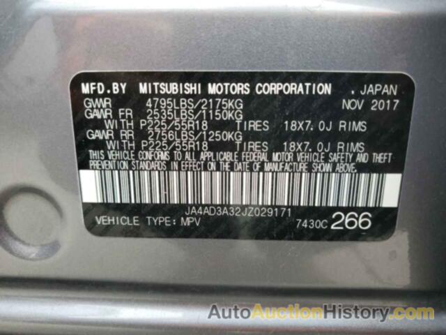 MITSUBISHI OUTLANDER SE, JA4AD3A32JZ029171