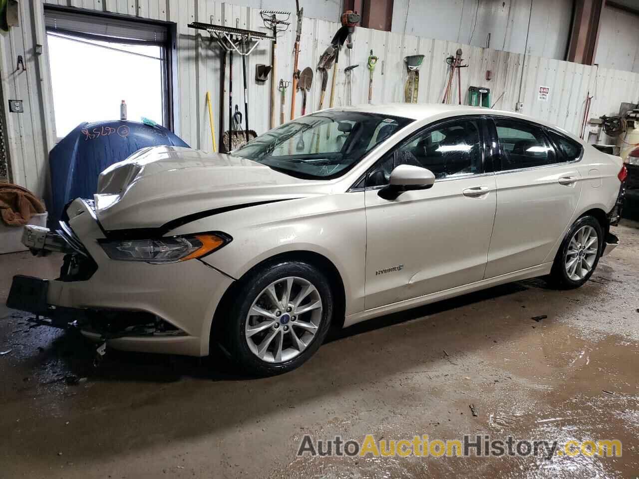 2017 FORD FUSION SE HYBRID, 3FA6P0LU3HR384801