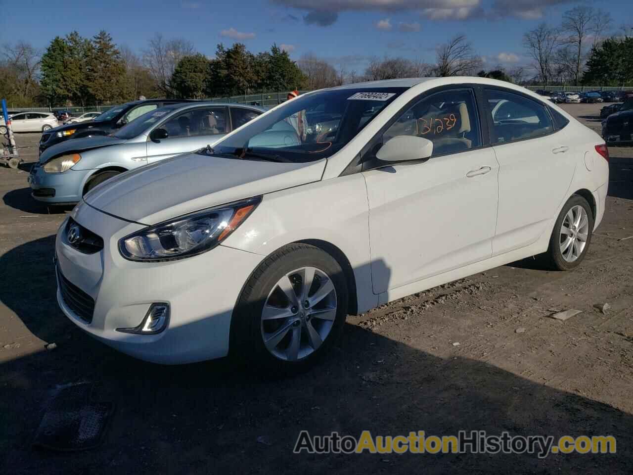 2013 HYUNDAI ACCENT GLS, KMHCU4AE2DU273745