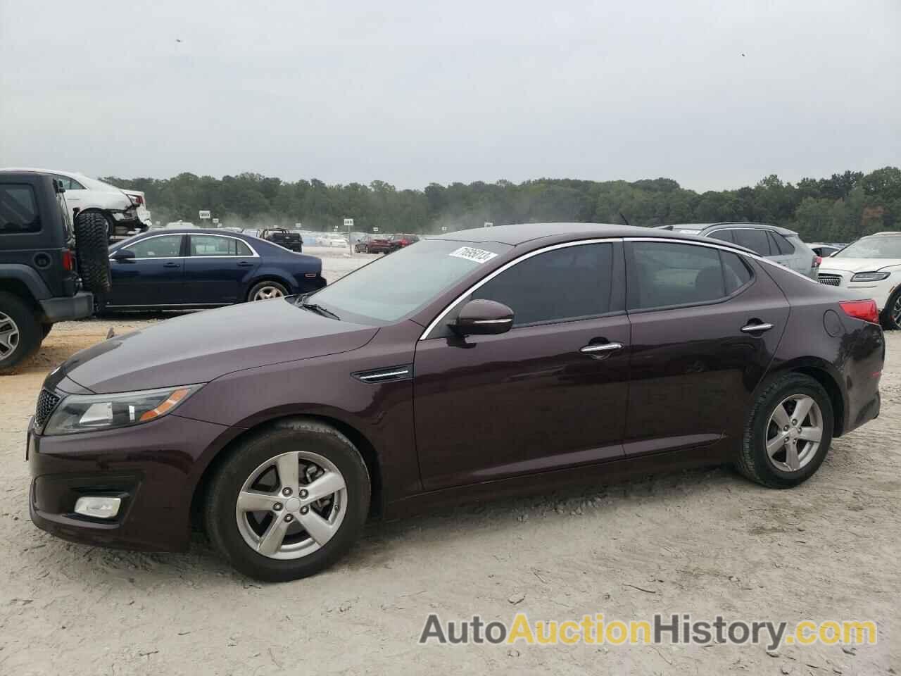 2015 KIA OPTIMA LX, 5XXGM4A75FG471574