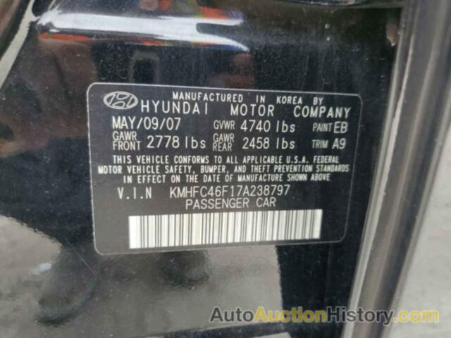 HYUNDAI AZERA SE, KMHFC46F17A238797