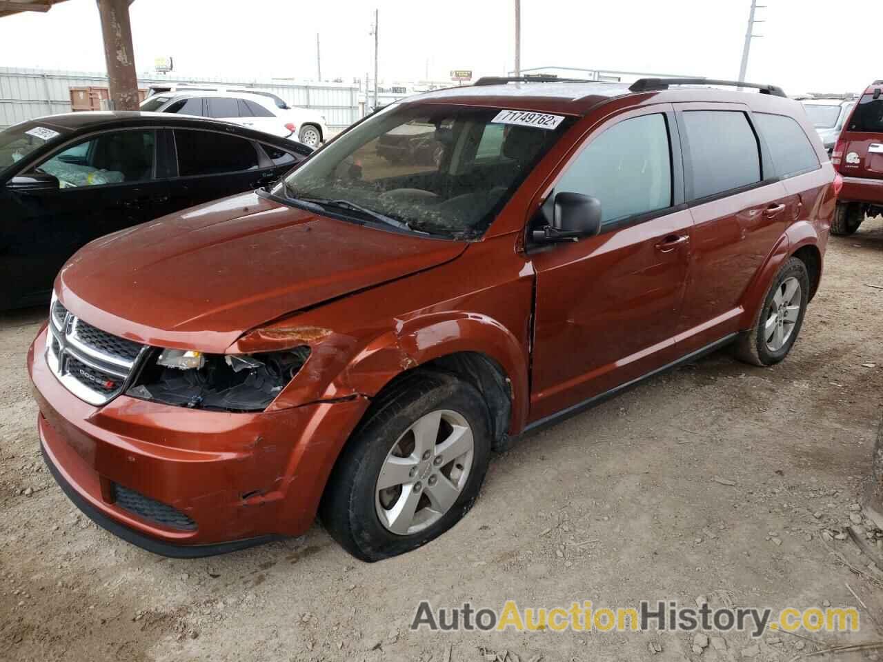 2014 DODGE JOURNEY SE, 3C4PDCAB6ET221021