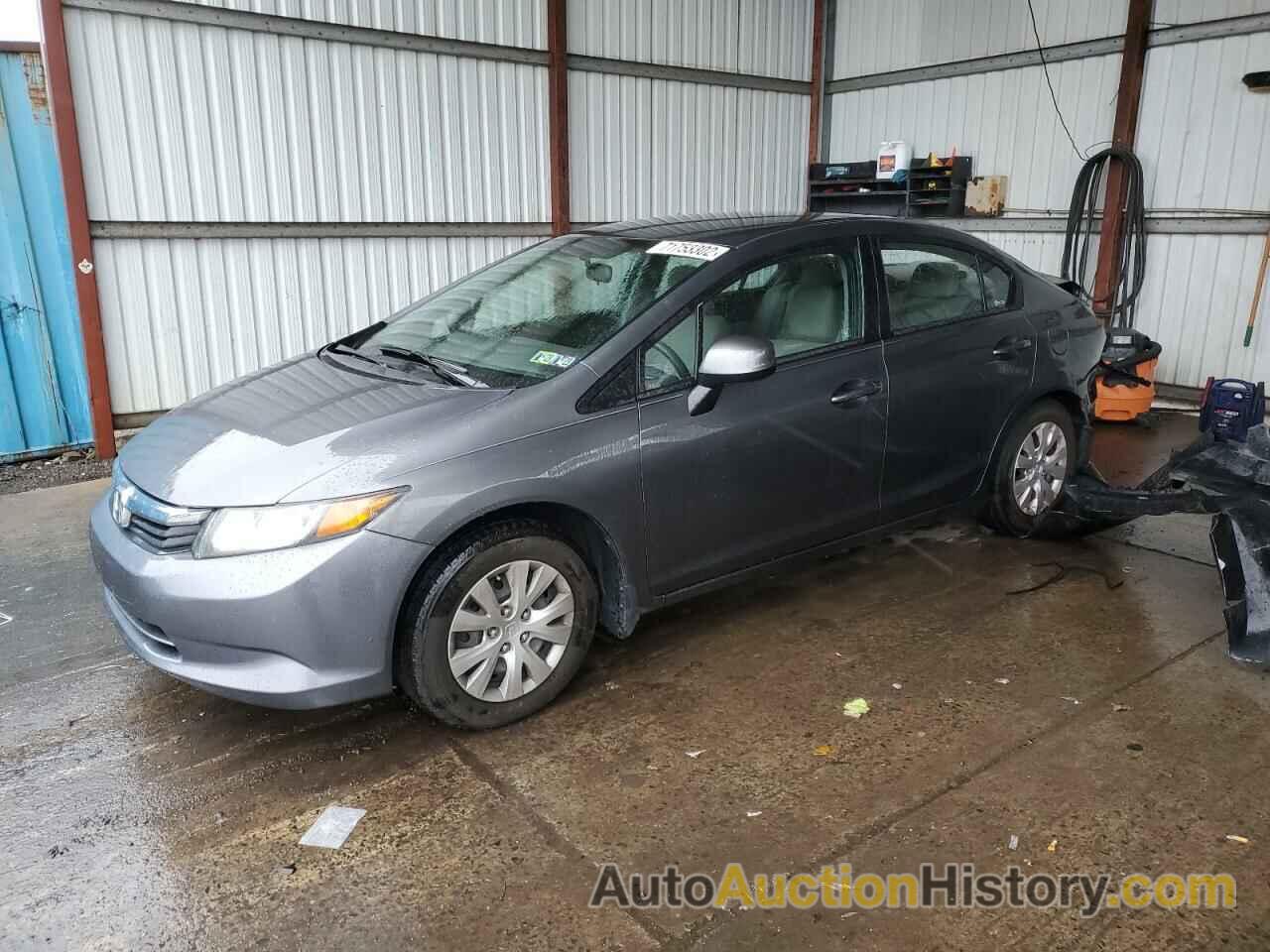 2012 HONDA CIVIC LX, 19XFB2F57CE300987