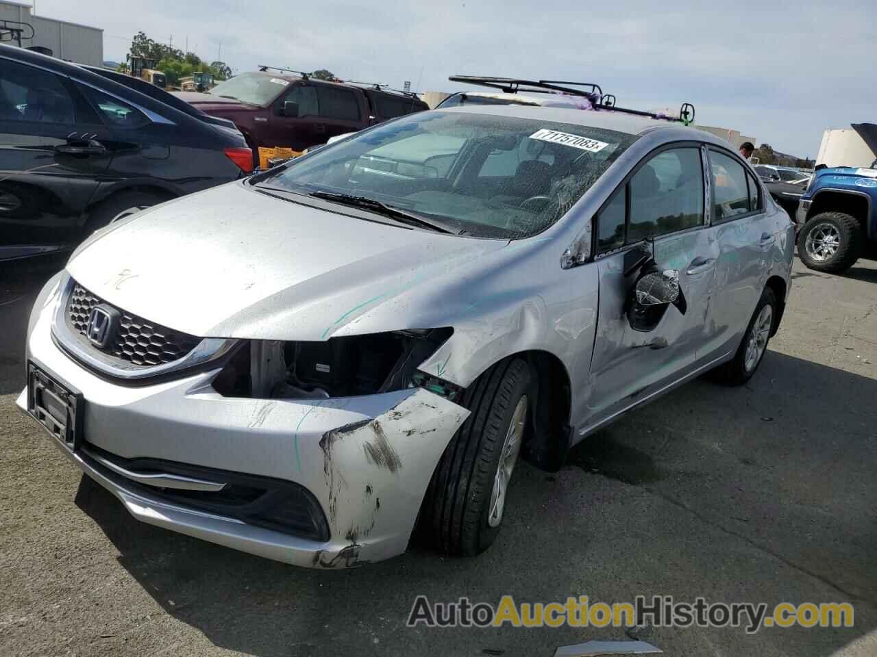 2014 HONDA CIVIC LX, 19XFB2F54EE212501