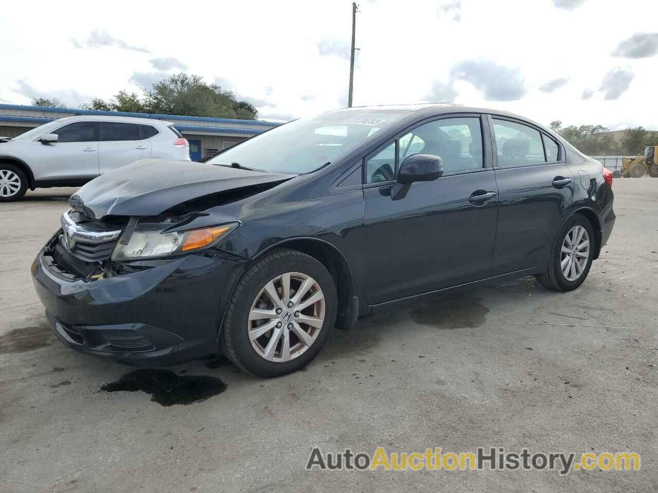 2012 HONDA CIVIC EXL, 19XFB2F98CE076972