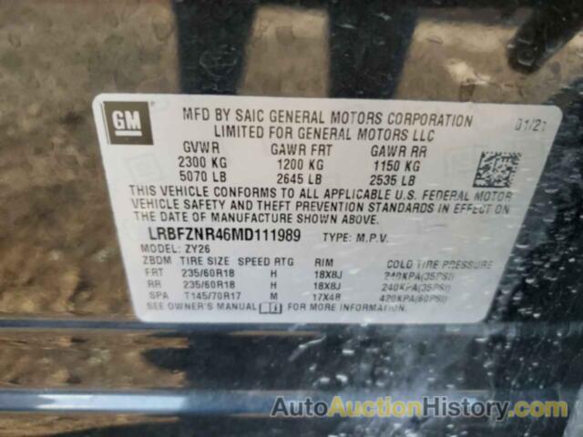 BUICK ENVISION ESSENCE, LRBFZNR46MD111989