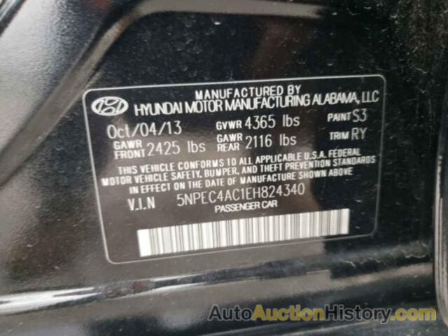 HYUNDAI SONATA SE, 5NPEC4AC1EH824340