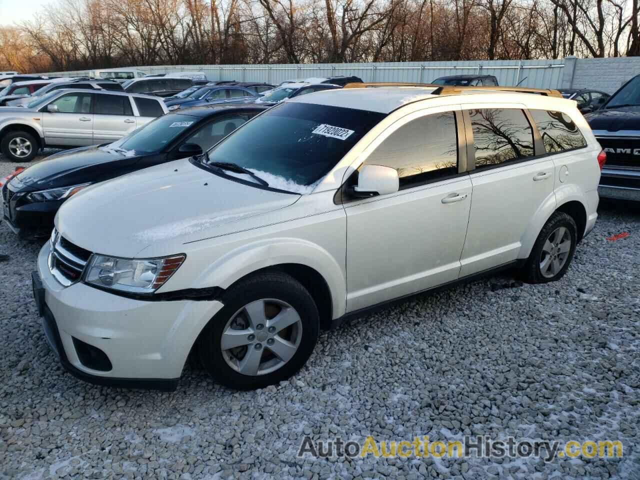 2012 DODGE JOURNEY SXT, 3C4PDCBG5CT395234