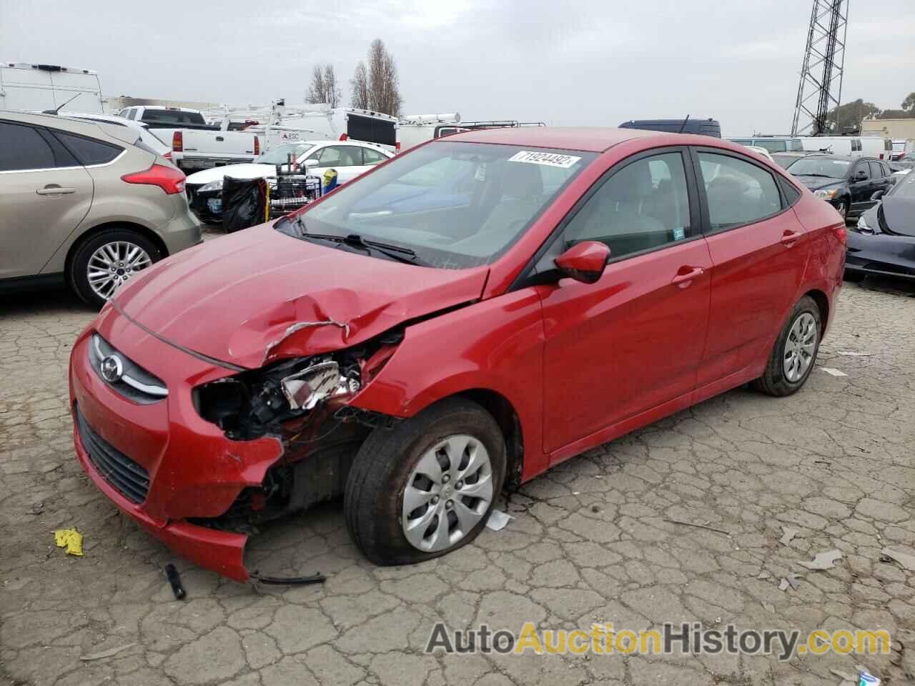 2017 HYUNDAI ACCENT SE, KMHCT4AE2HU188073