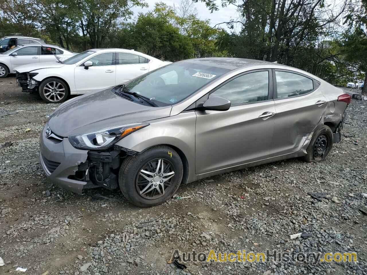 2016 HYUNDAI ELANTRA SE, 5NPDH4AE0GH746411