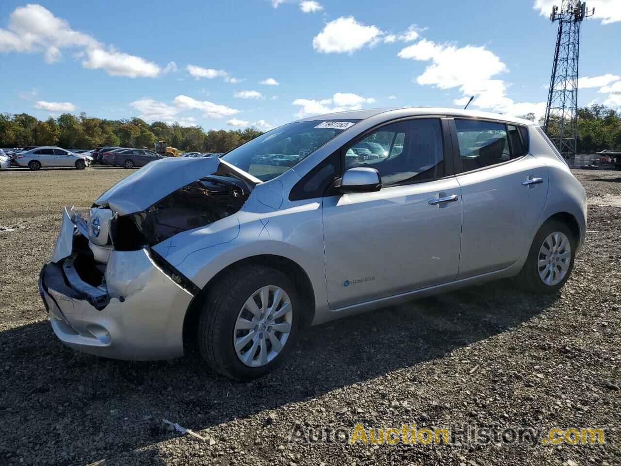 2013 NISSAN LEAF S, 1N4AZ0CP0DC419608