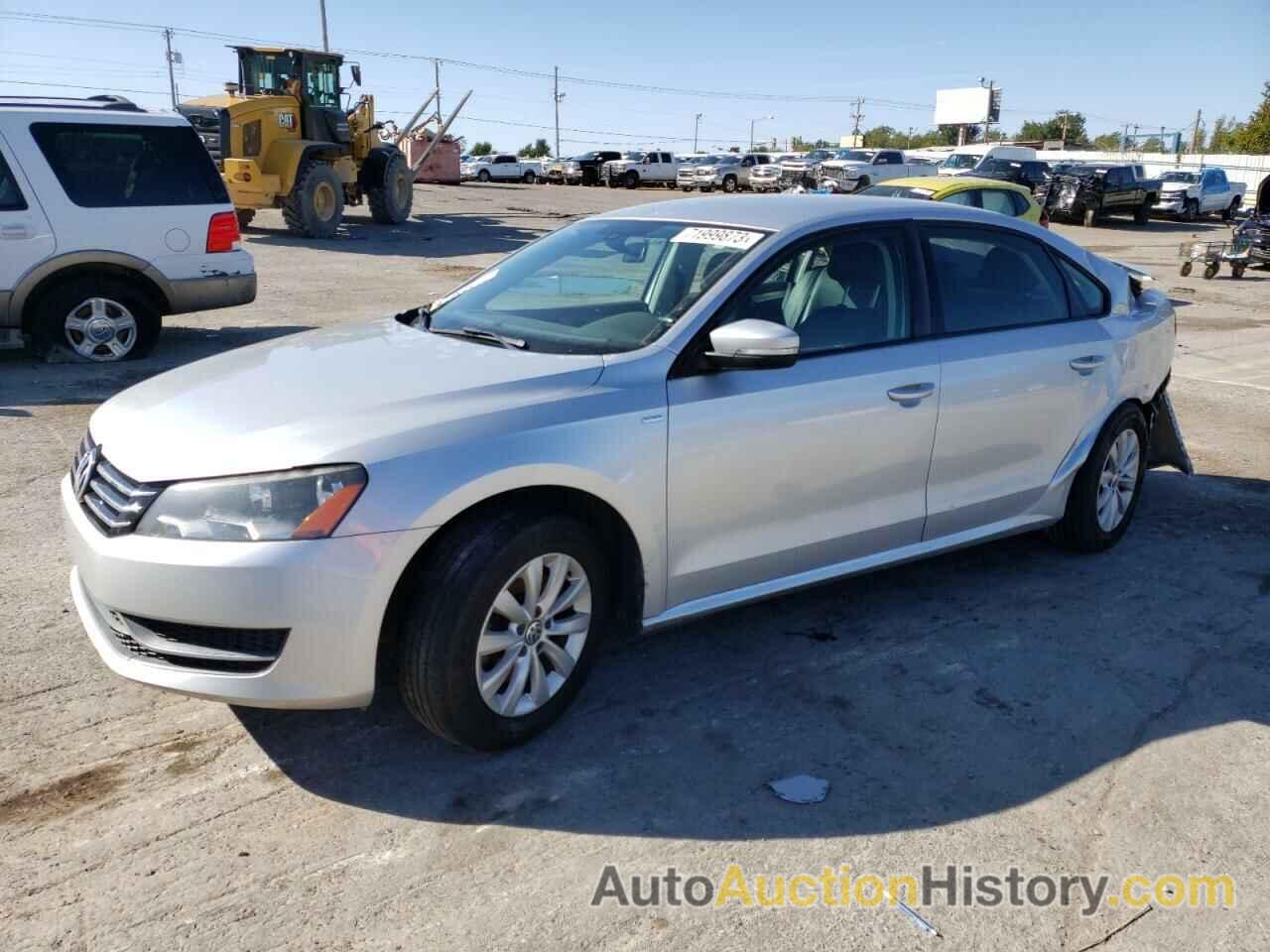 2014 VOLKSWAGEN PASSAT S, 1VWAT7A37EC098041