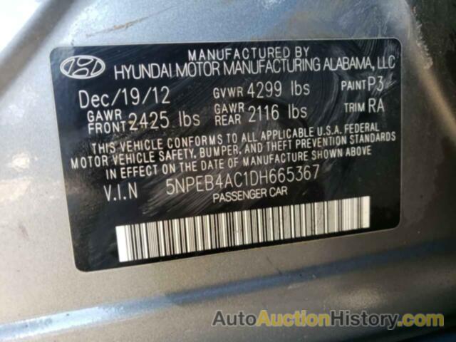 HYUNDAI SONATA GLS, 5NPEB4AC1DH665367